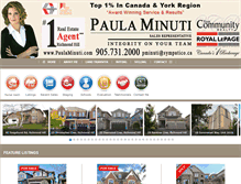 Tablet Screenshot of paulaminuti.com
